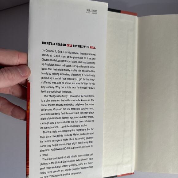 Cell by Stephen King (2006, Hardcover) 1st Edition 1st print - Picture 7 of 8